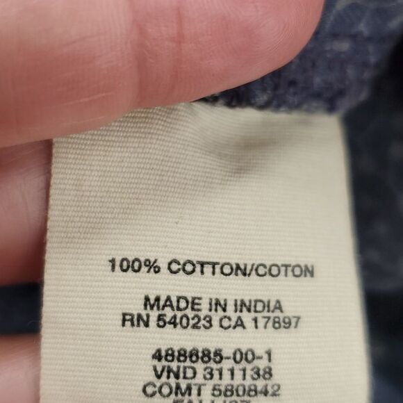 12 GAP JEANS DENIM BUTTON FLY FRONT JEAN SKIRT - Picture 9 of 10